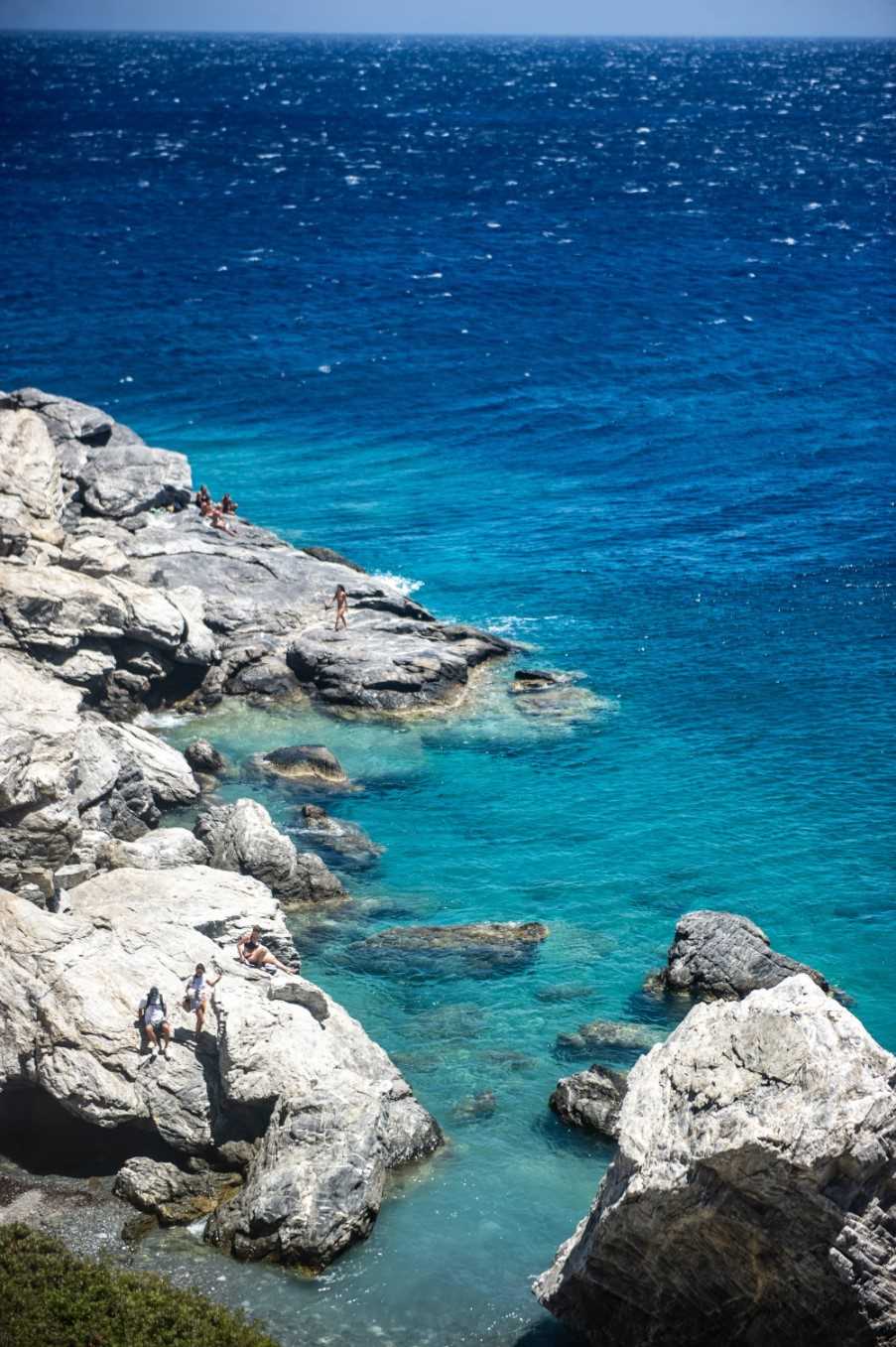 'Big Blue' beach, Chora, Amorgos