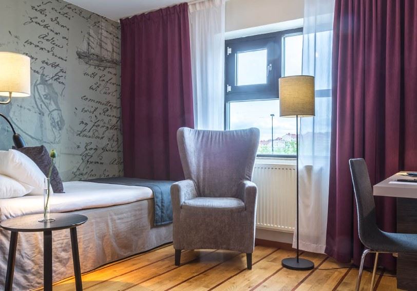 Single Room, Hotel Clarion Visby, Gotland, Sweden