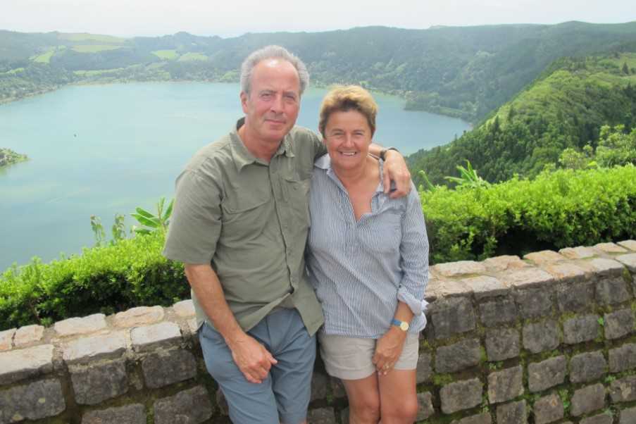 Sue and David in the Azores