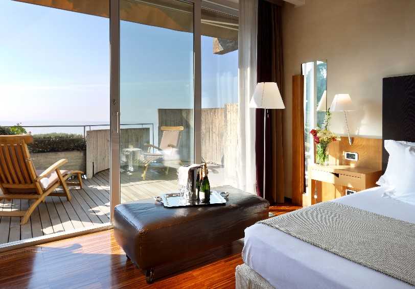 Standard balcony room with sea view, Monte Tauro Hotel, Sicily