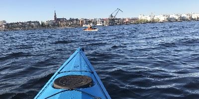 Kayaking, Swedish Lapland, Sweden