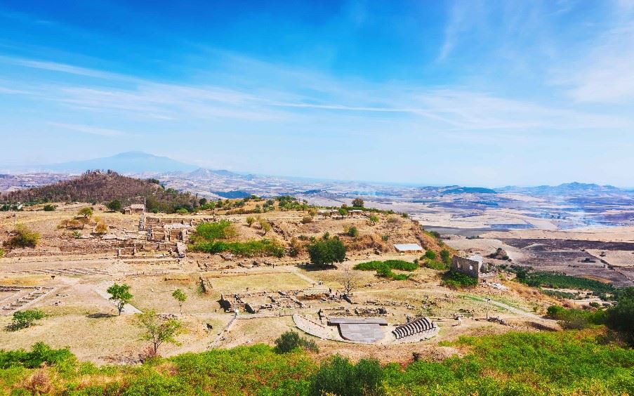 Morgantina archaeological site, Sicily