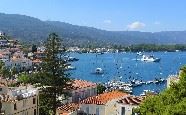 View from Dimitra Boutique Hotel, Poros, Greece