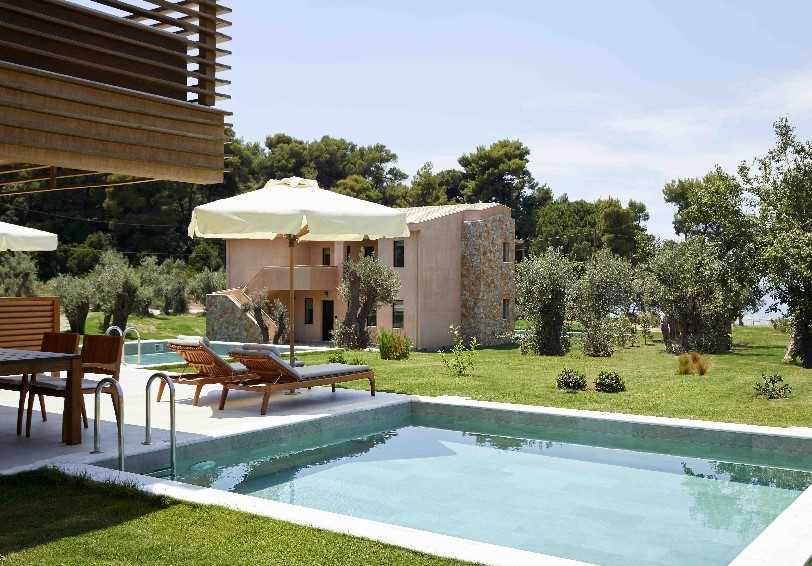 Nest Supreme Deluxe Room with private pool, Elivi Hotel, Koukounaries, Skiathos, Greece