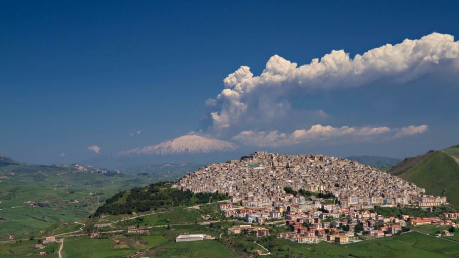 Gangi, near Palermo in the Madonie Mountains, Sicily