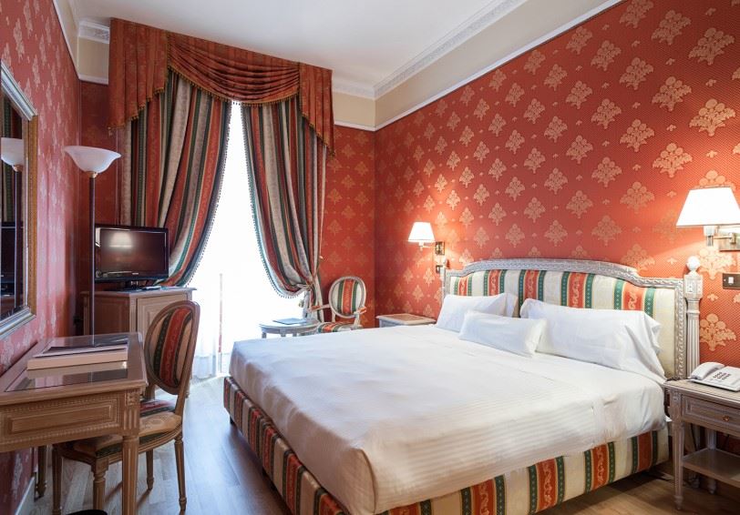 Superior, De La Ville Hotel, Milan, Italy, Bedroom