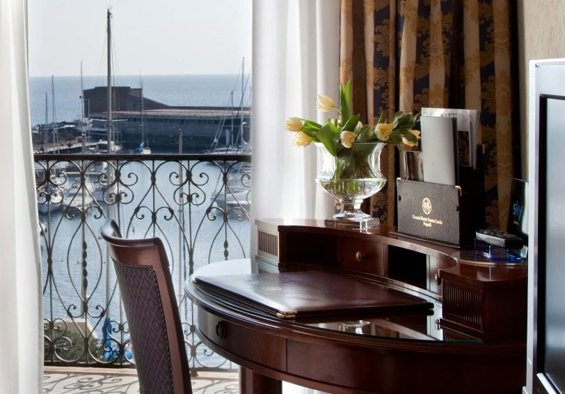 Junior Suite, Grand Hotel Santa Lucia, Naples, Italy