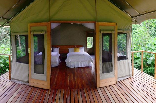 Tent Accommodation, Scalesia Galapagos Lodge, Galapgos Islands