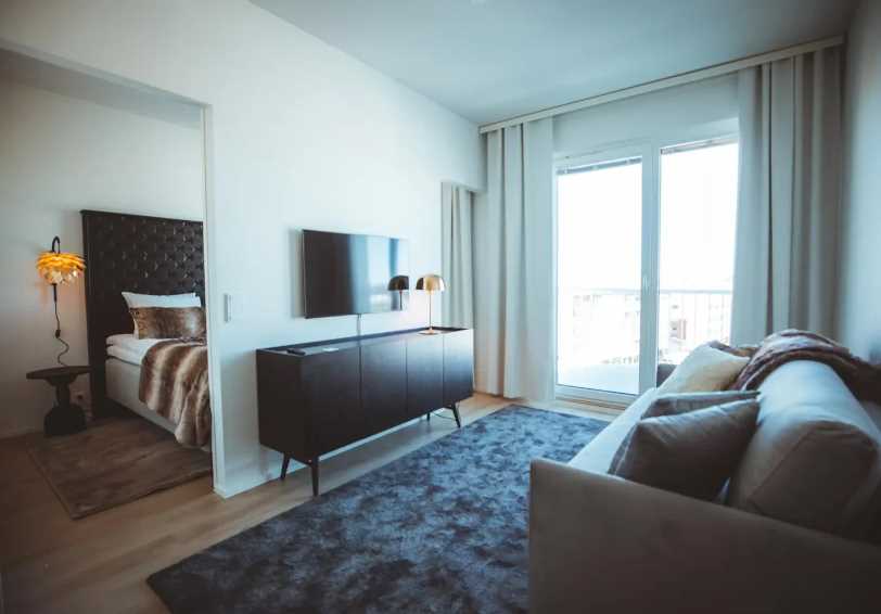 One bedroom apartment, Apukka Rovaniemi City Apartments, Rovaniemi, Lapland, Finland