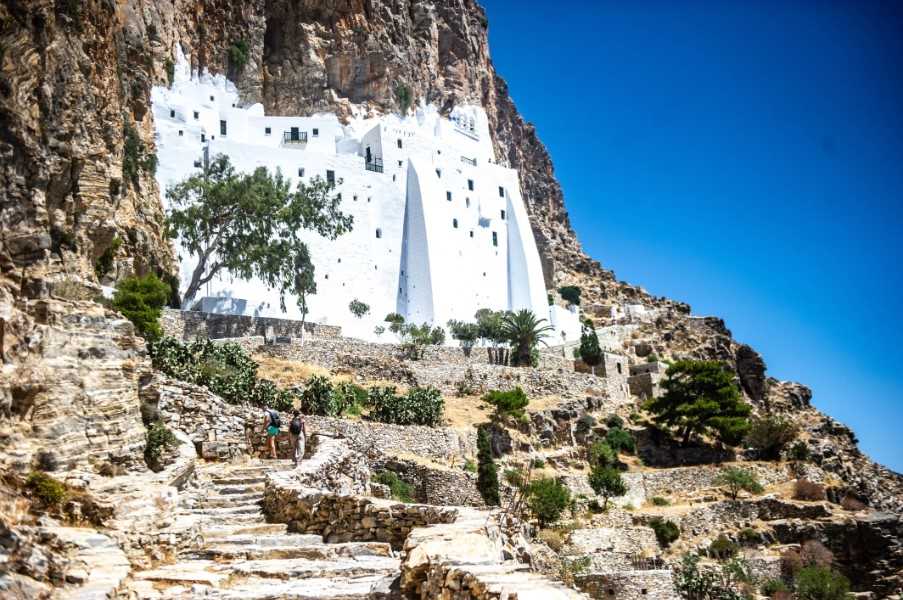 The ancient monastery of Chozoviotissas, Amorgos