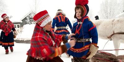 Sami people of Swedish Lapland