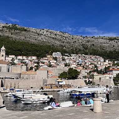 Taking the short boat ride from the Old Town harbour to Lokrum Island