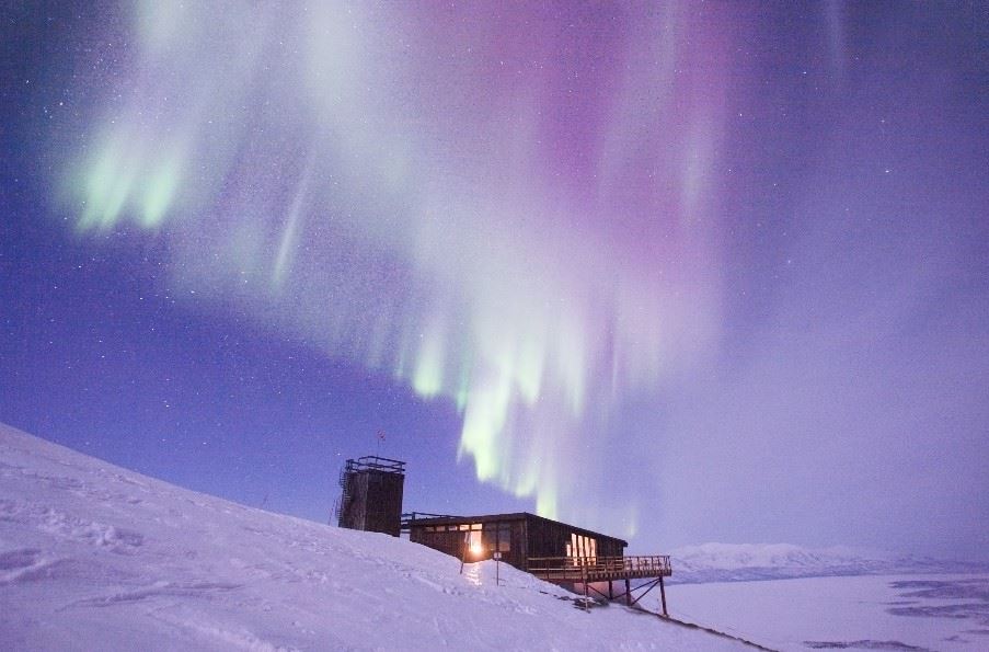 Northern lights at Abisko, Swedish Lapland