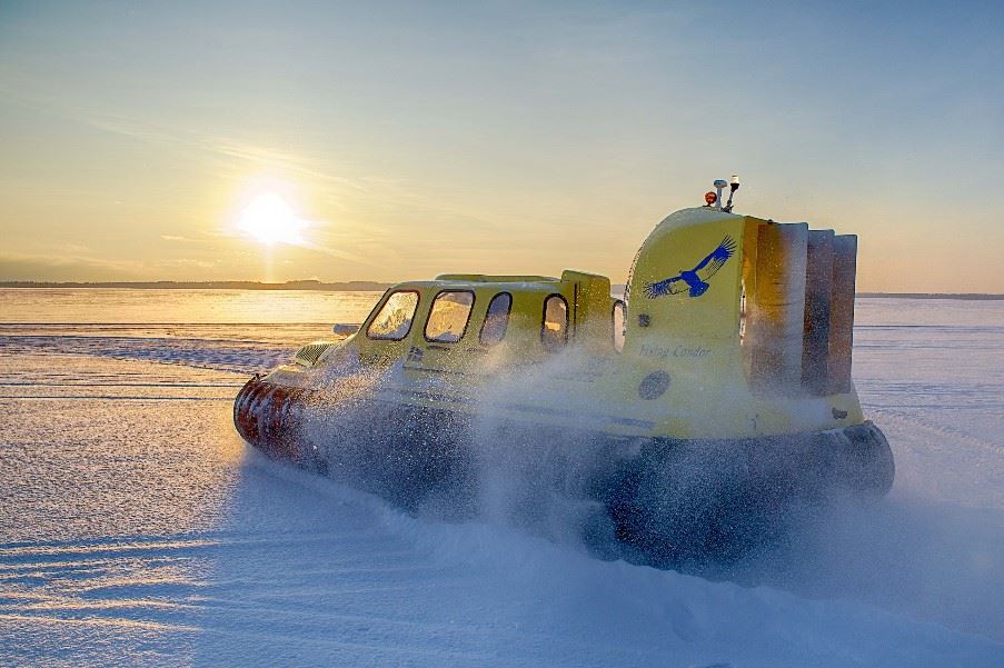 Hovercraft, Swedish Lapland
