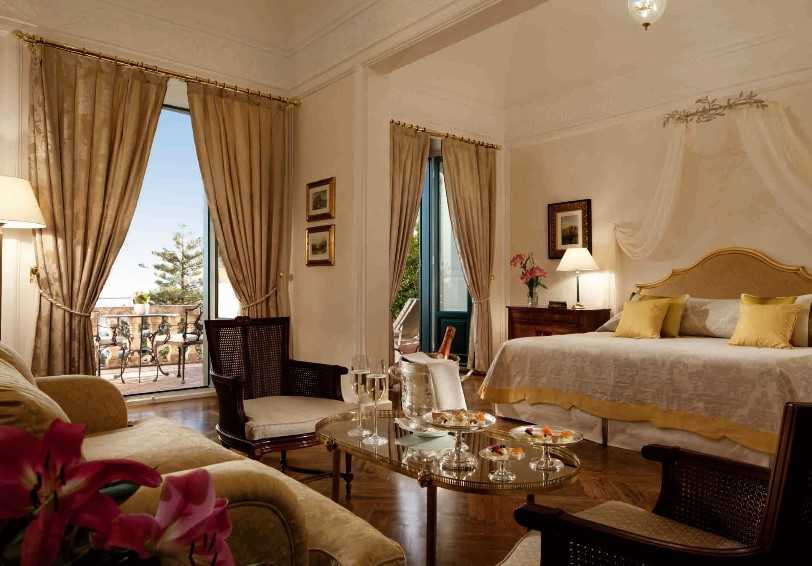 Executive junior suite, Grand Hotel Timeo, Taormina, Sicily, Italy