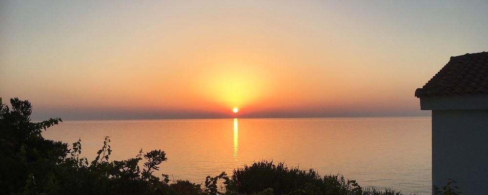 Sunset view from Muses Cottages, Ikaria