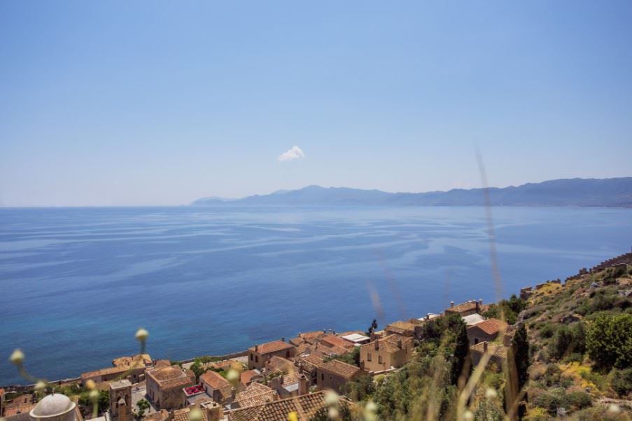 View from the top of Monemvasia