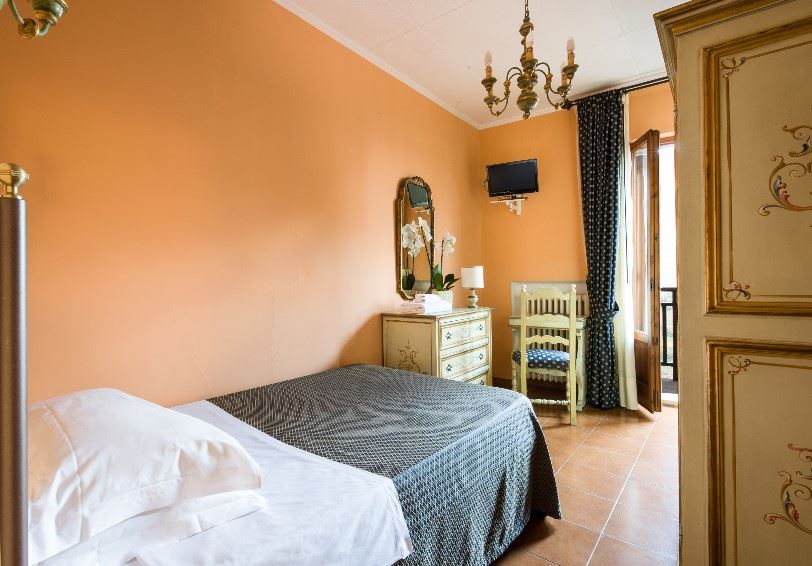 Single room with no view, La Cisterna Hotel, San Gimignano, Tuscany