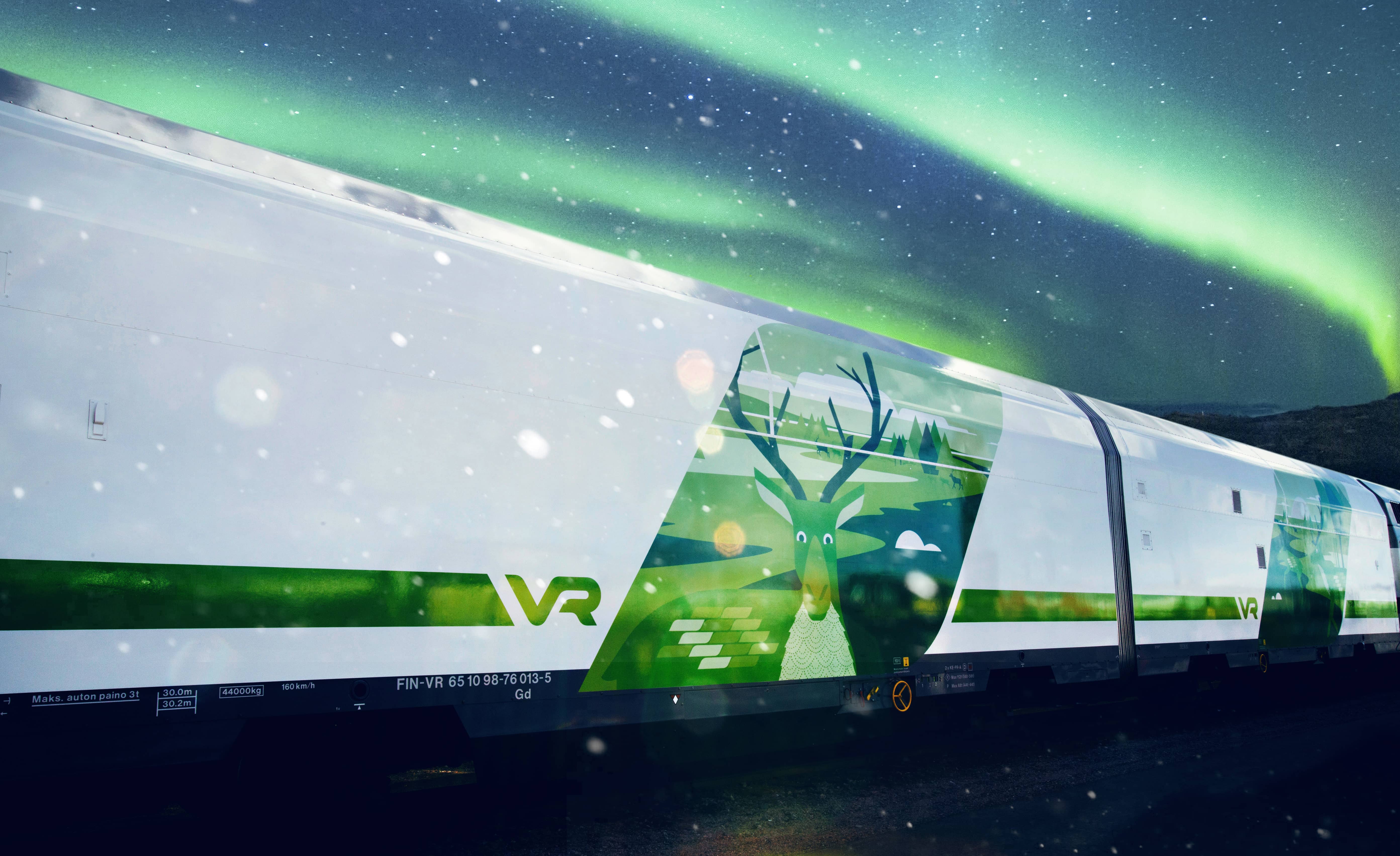 Aurora Borealis, Santa Claus Express, Lapland, Finland