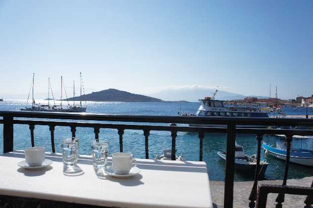 Superior apartment balcony, Aegean View, Halki, Dodecanese