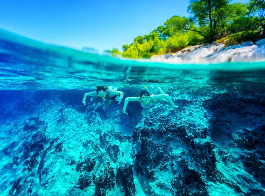 Snorkelling in the Ionian