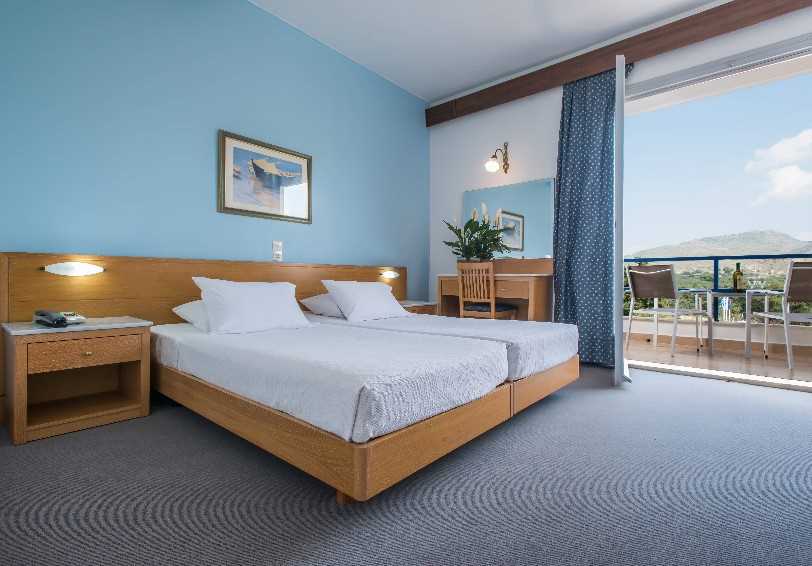 Standard (garden view) room, Delfinia Hotel, Molyvos, Lesvos