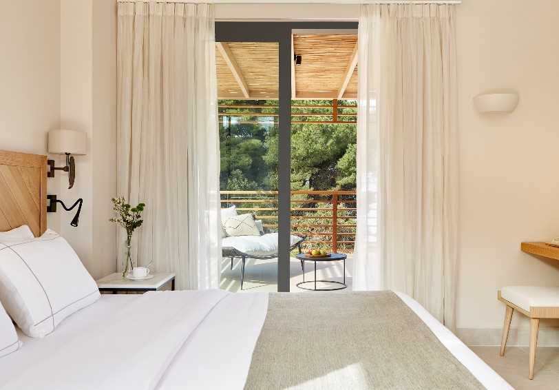 Nest Supreme Deluxe Room Upper Floor, Elivi Hotel, Koukounaries, Skiathos, Greece