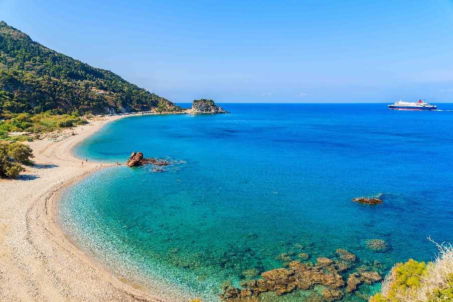 Potami beach, Samos, Greece