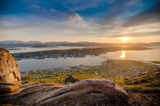 View of Tromso from Mount Storsteinsen