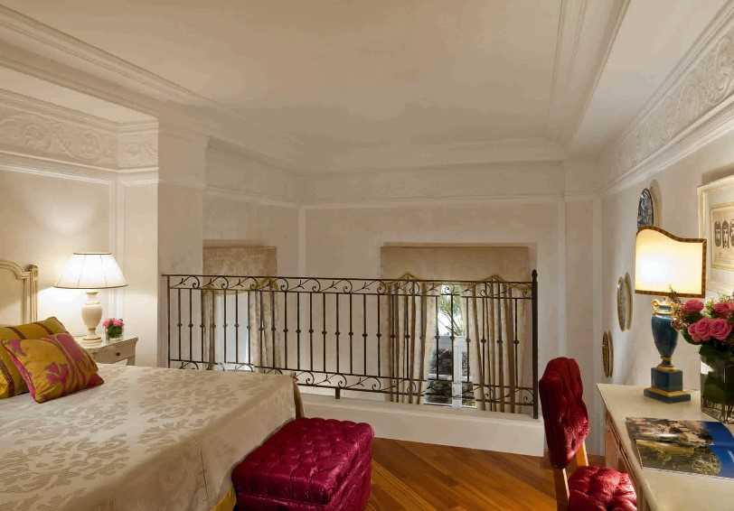 Gallery room, Grand Hotel Timeo, Taormina, Sicily, Italy