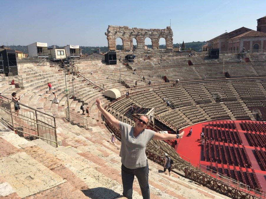 Alison in Verona, Italy