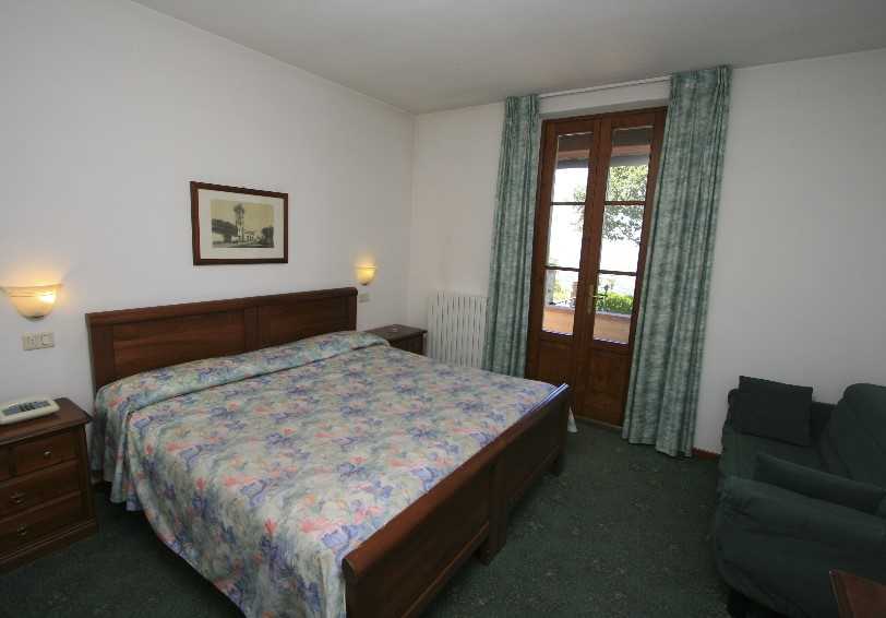 Standard room with balcony, Villa Nencini, Volterra, Tuscany, Italy