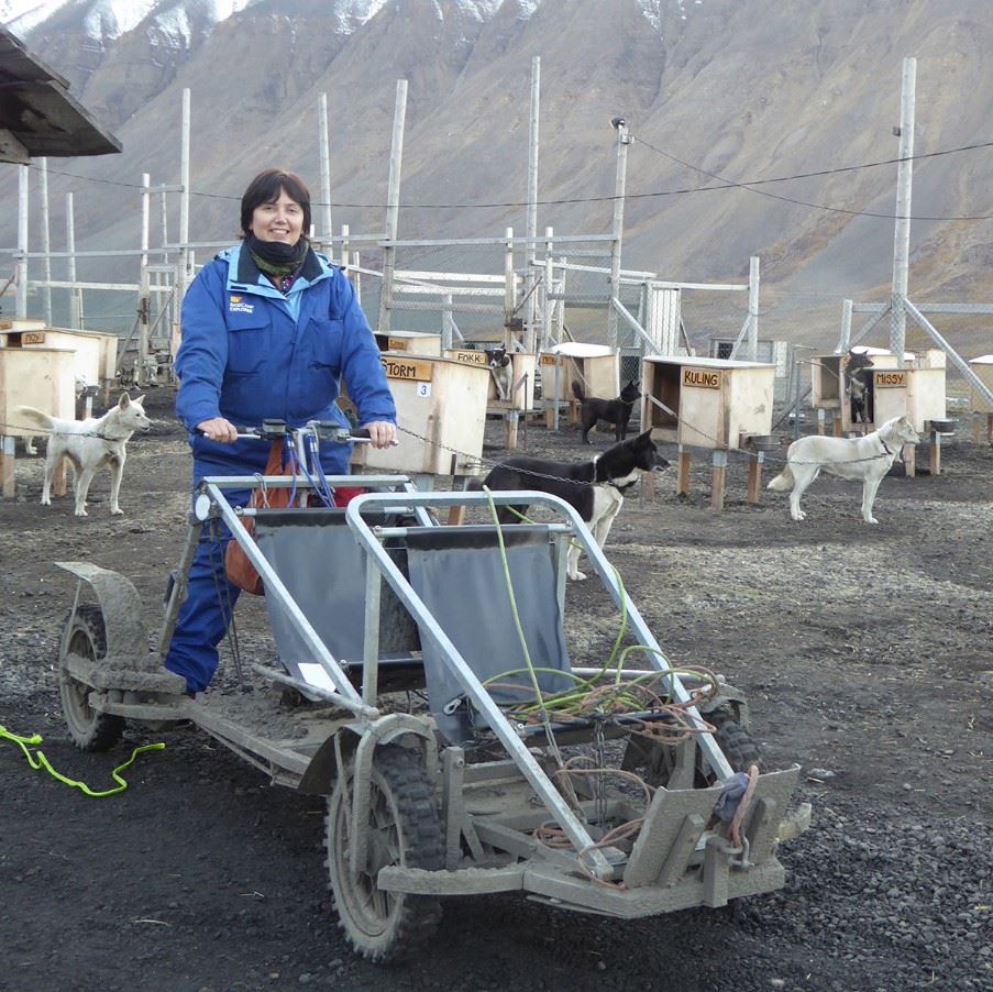 Rosanna – ready to go dog sledding