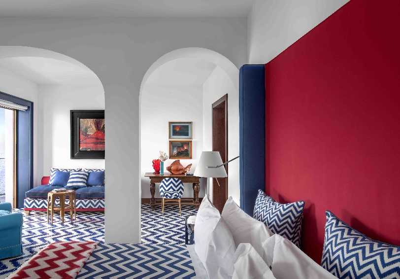Junior suite at the Maison La Minervetta, Sorrento, Campania, Italy