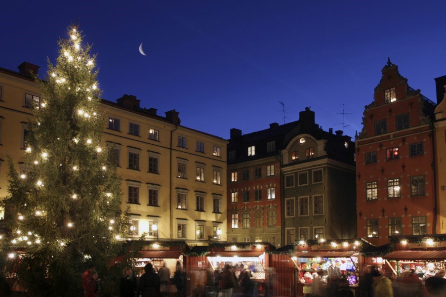 Christmas market, Stockholm, Sweden