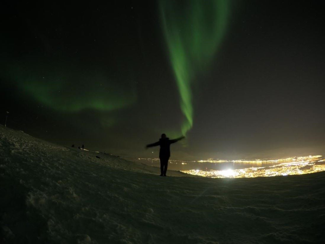 Touching the Aurora in Tromso