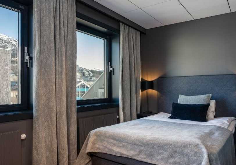 Standard Room (single occupancy), Quality Hotel Grand Royal, Narvik, Northern Norway, Norway