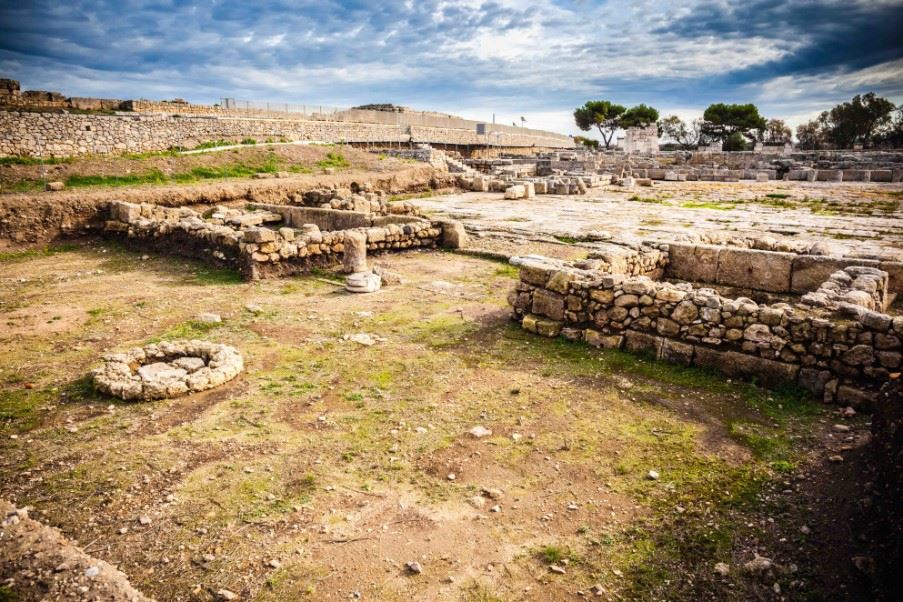 Egnazia archaeological park in Puglia, Italy