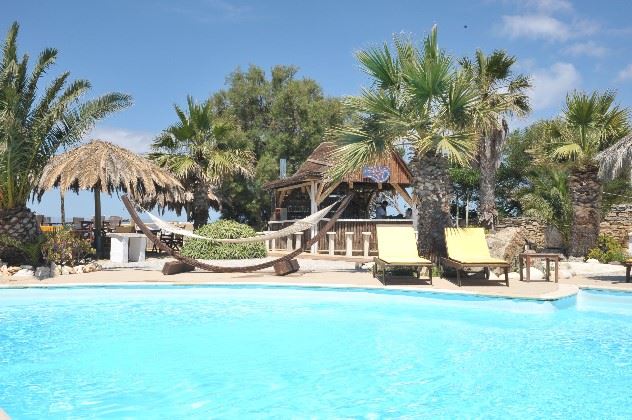 Swimming pool, Medusa Beach Resort, Plaka Beach, Naxos