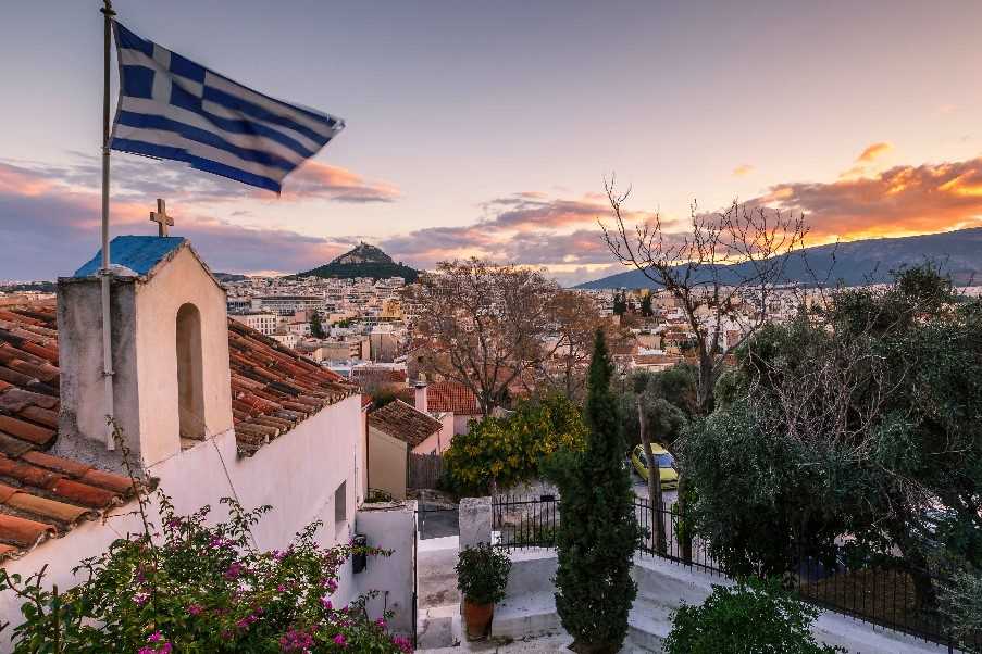 Lybettus Hill, Athens, Greece
