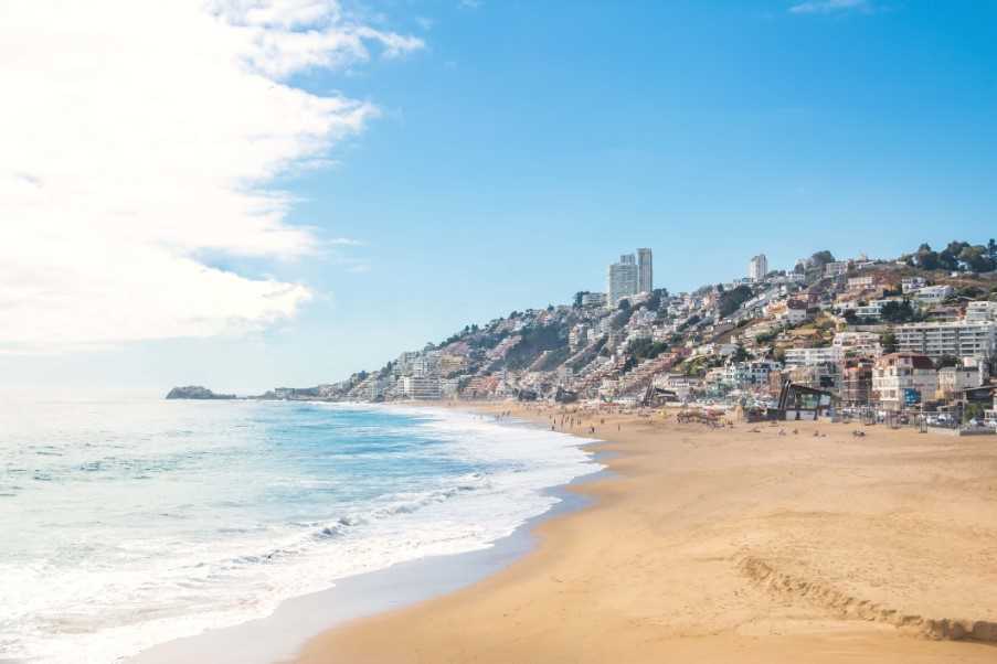 Renaca beach, Valparaiso, Chile