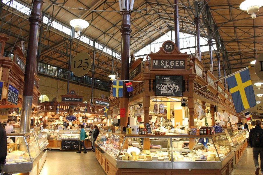 Food hall, Stockholm, Sweden