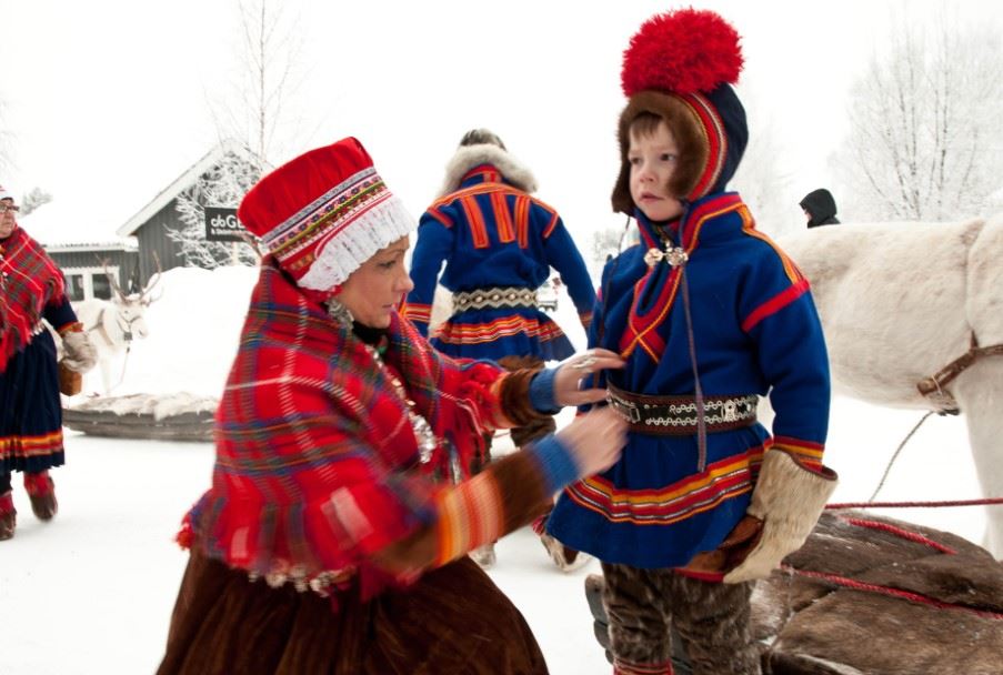 Sami people of Swedish Lapland
