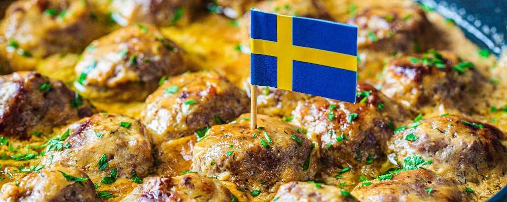 Traditional Swedish meatballs