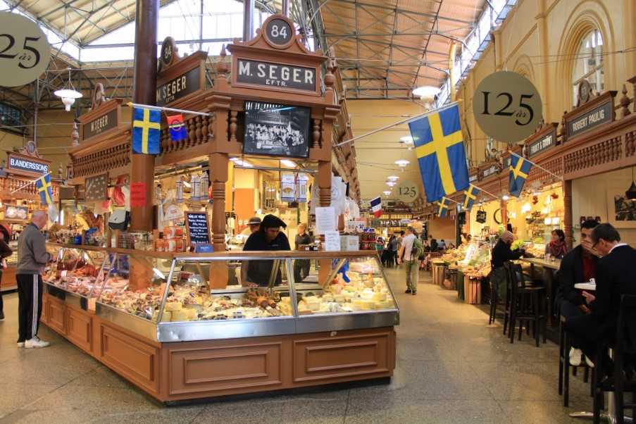 Stockholm food market