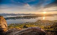 View of Tromso from Mount Storsteinsen