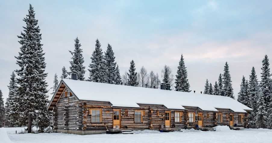 Luxury Cabin in the Woods and Forest in Akaslompol