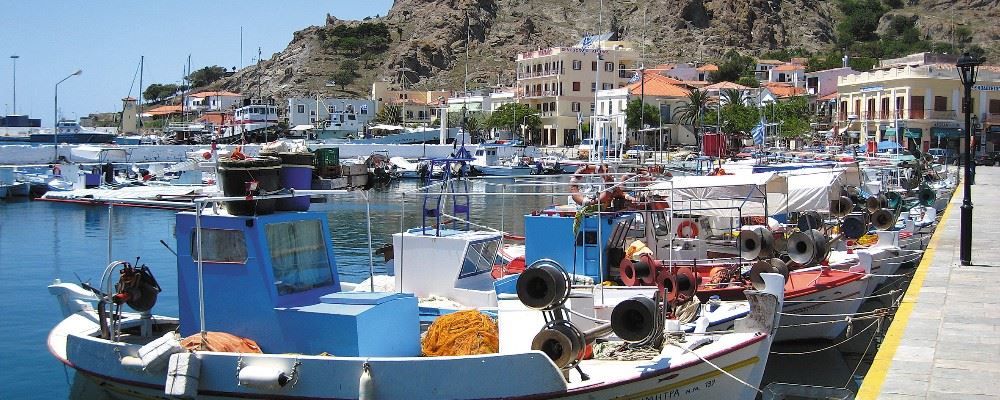 Myrina harbour, Lemnos