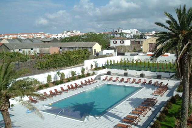 Swimming pool, Azoris Royal Garden Hotel, Sao Miguel, The Azores