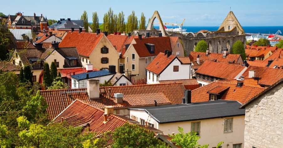 Visby city at Gotland, Sweden